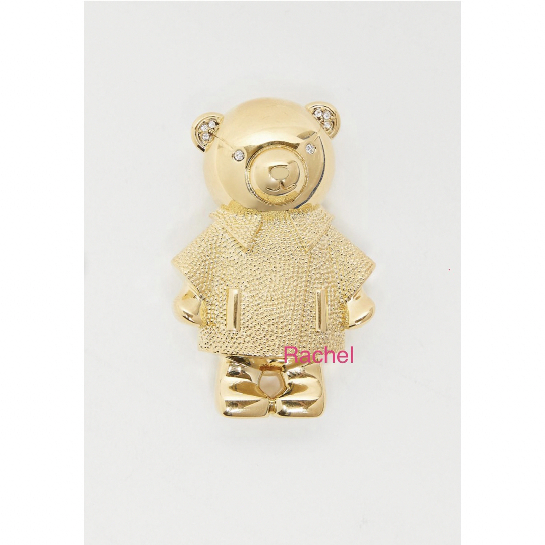 Max Mara - MAX MARA マックスマーラ メタル テディ ブローチの通販 by