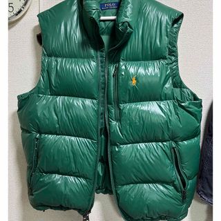 POLO RALPH LAUREN（ダウンベスト ・ グリーン・カーキ/緑色系）の