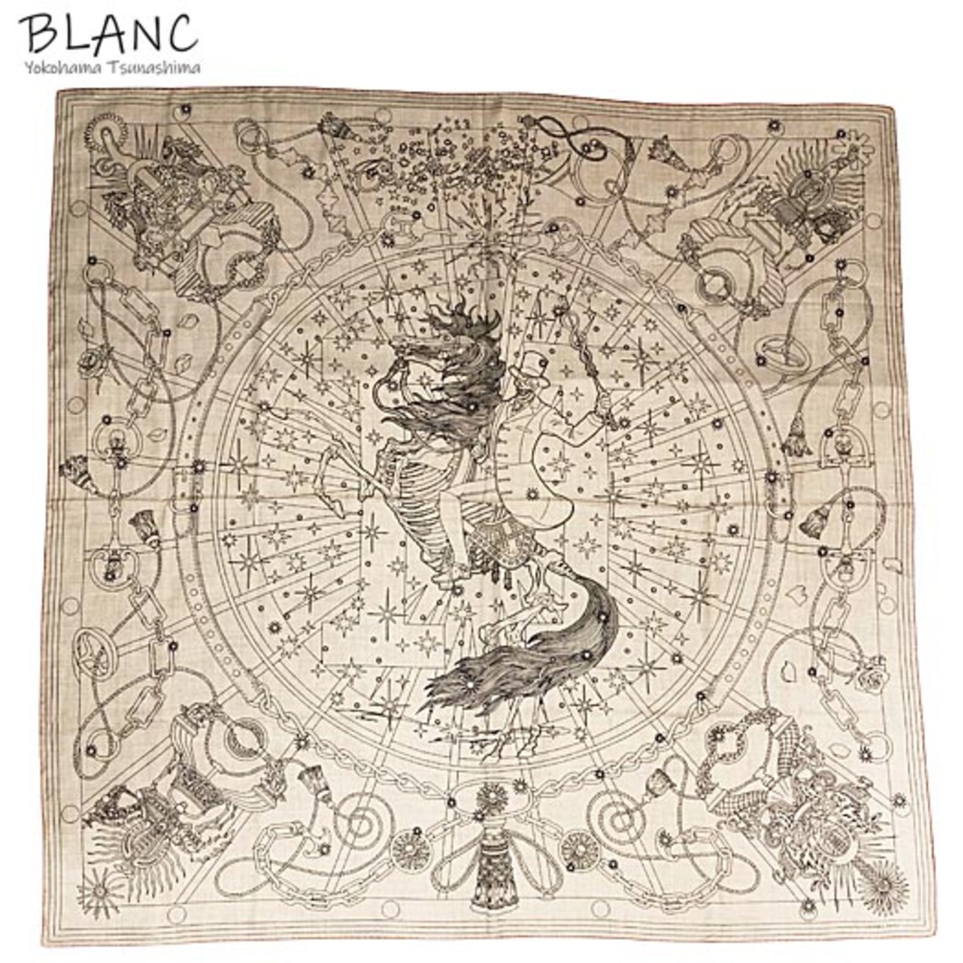 HERMES - エルメス カレジェアン 140 大判 ショール ストール セラ