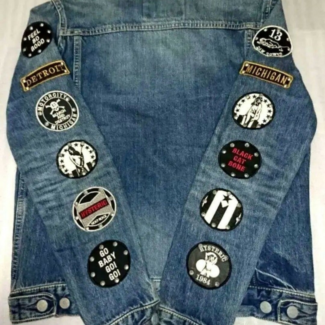 HYSTERIC GLAMOUR - HYSTERIC GLAMOUR ROCKERS デニムジャケット（М