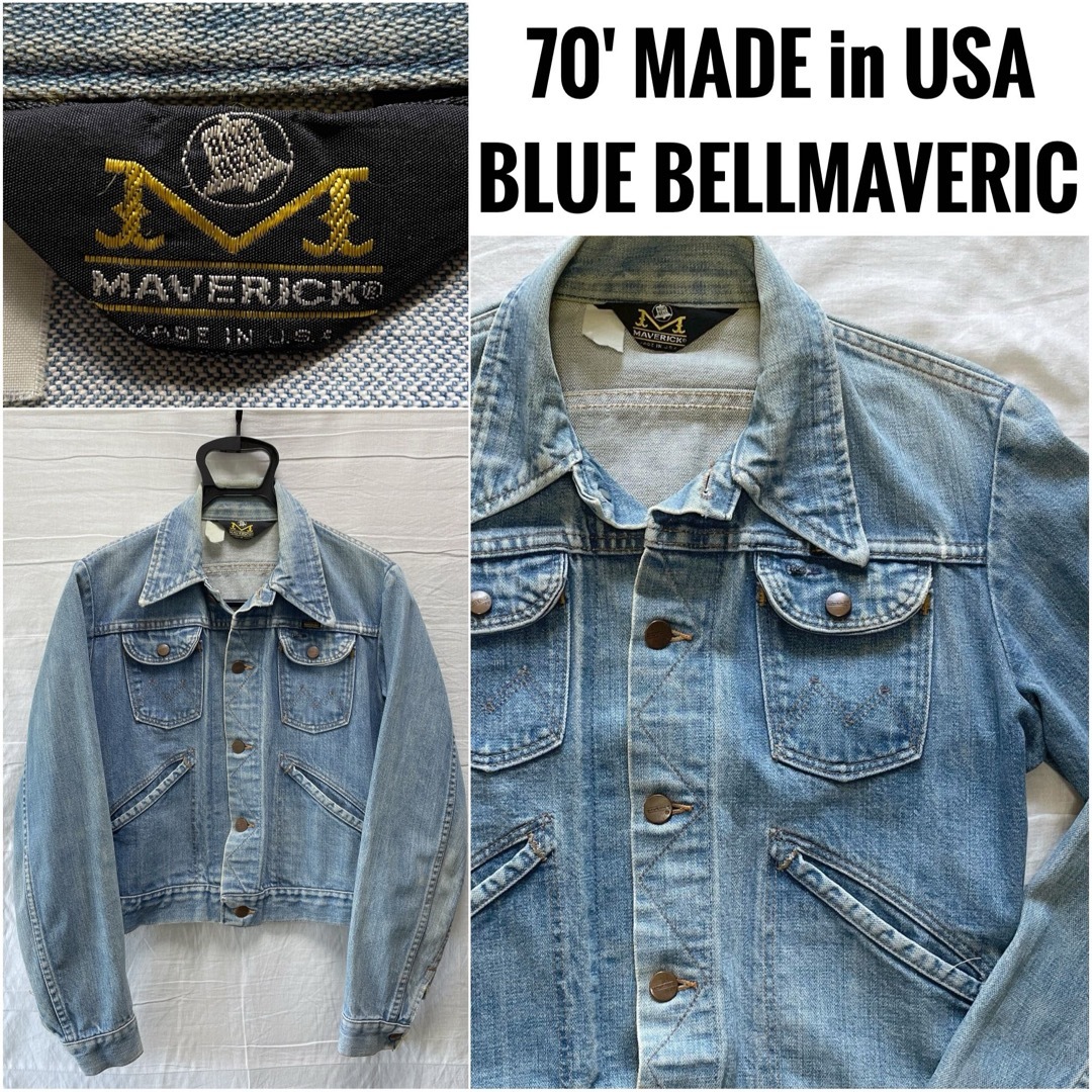 Wrangler - 70' USA製 MAVERICK マーベリック デニムジャケット 三角