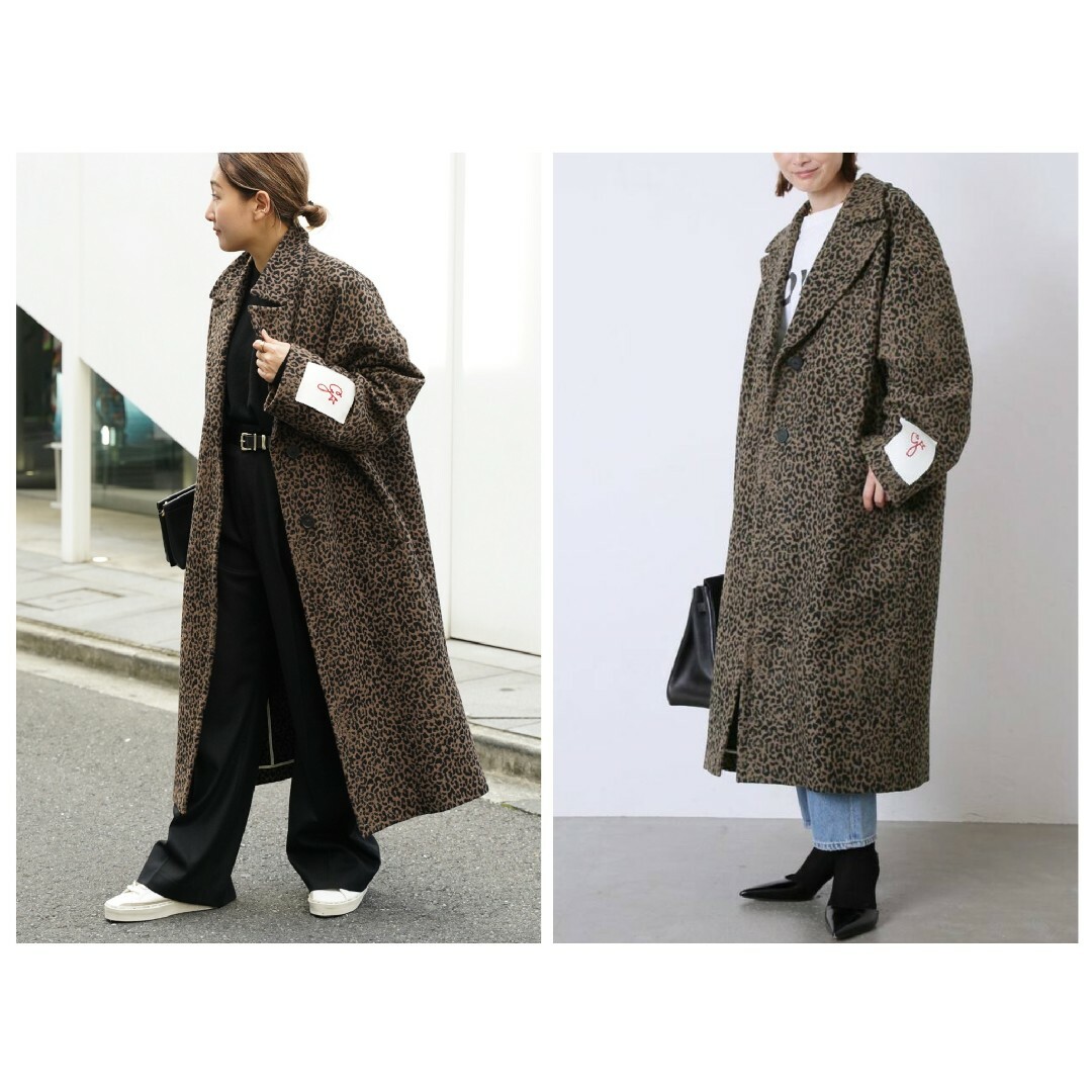 DEUXIEME CLASSE - GOLDEN GOOSE レオパード コート 40 ゴールデン