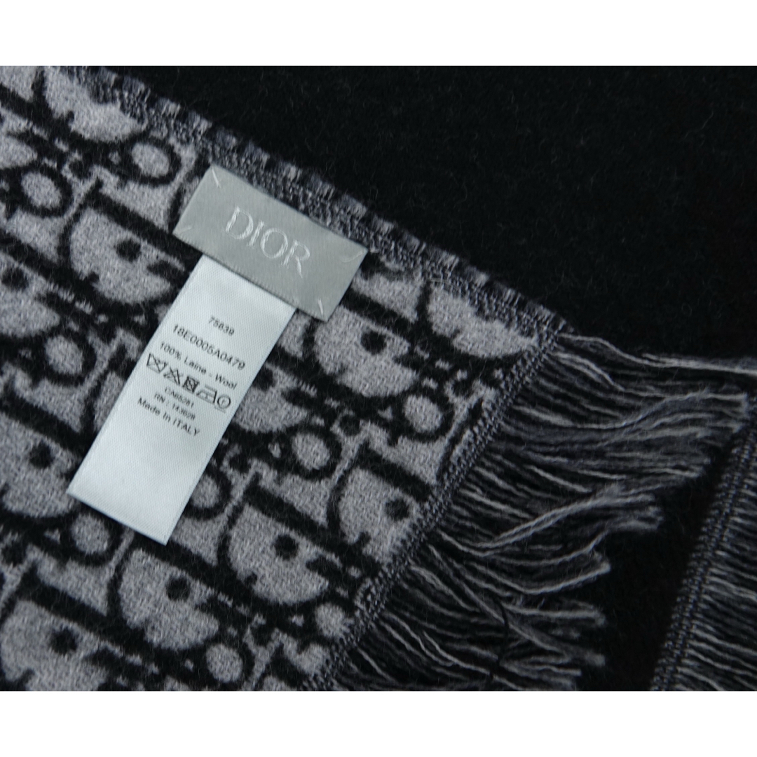 DIOR HOMME - ディオール オブリーク ウール マフラーの通販 by