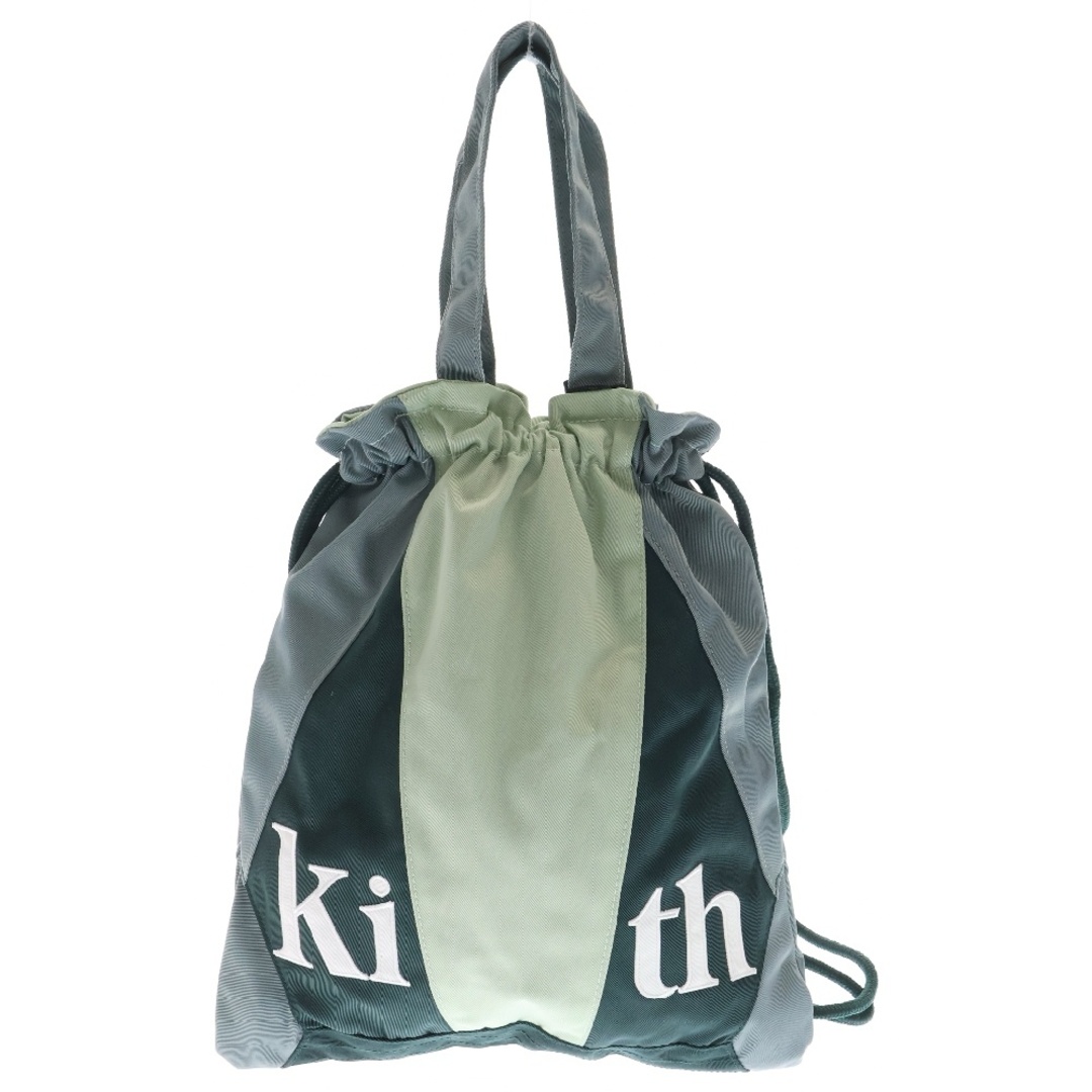 KITH キス ロゴ刺繍ナップサック リュック グリーンの通販 by BRING
