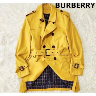 BURBERRY BLACK LABEL（トレンチコート ・ イエロー/黄色系）のフリマ
