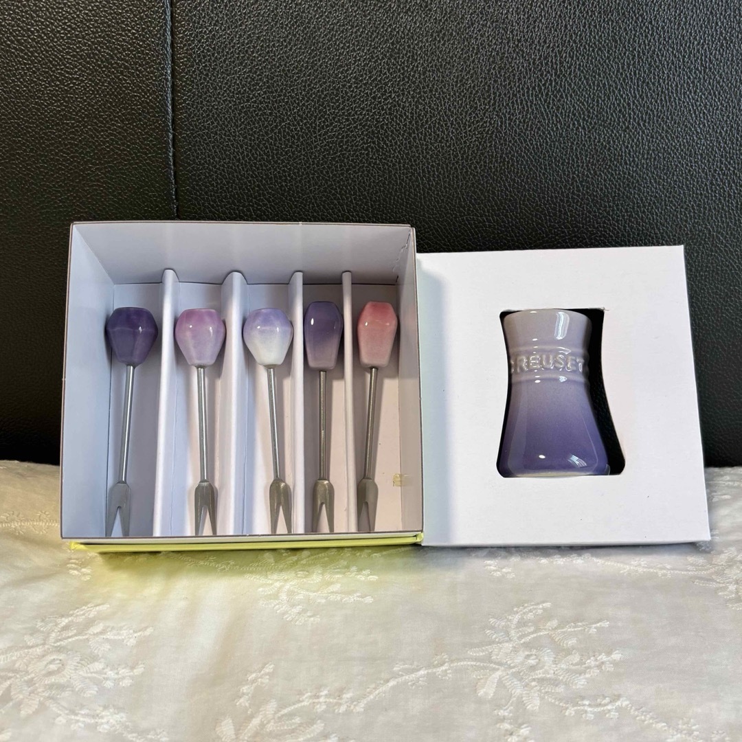 新品】ルクルーゼ フードピック & チャイニーズ スプーンセット