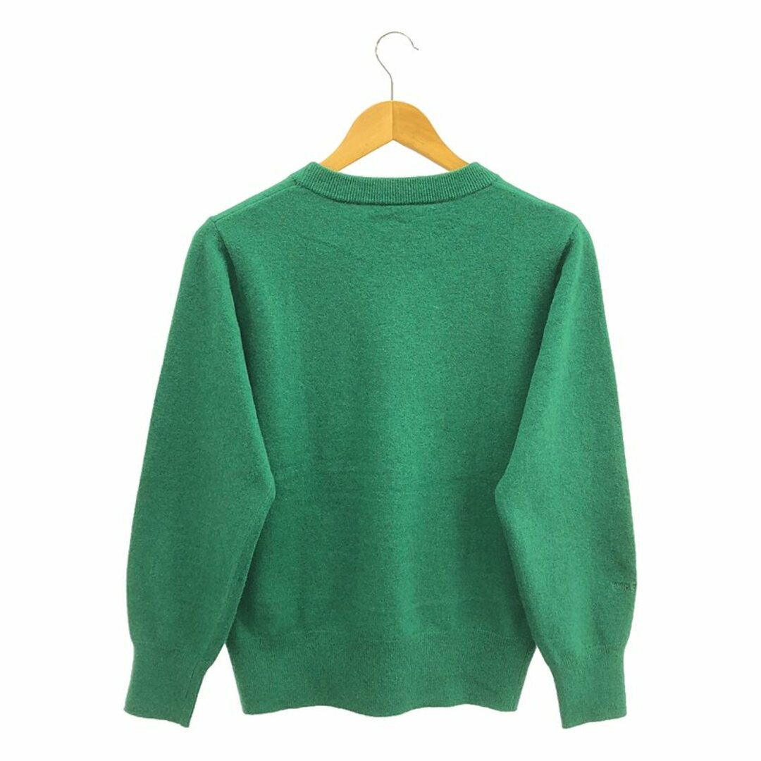 HYKE - HYKE / ハイク | ウール ロゴ刺しゅう クルーネックニット | 1