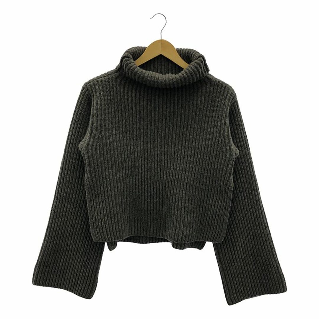 THE SHISHIKUI / シシクイ | HIGH NECK KNIT / カシミヤ ウール リブ