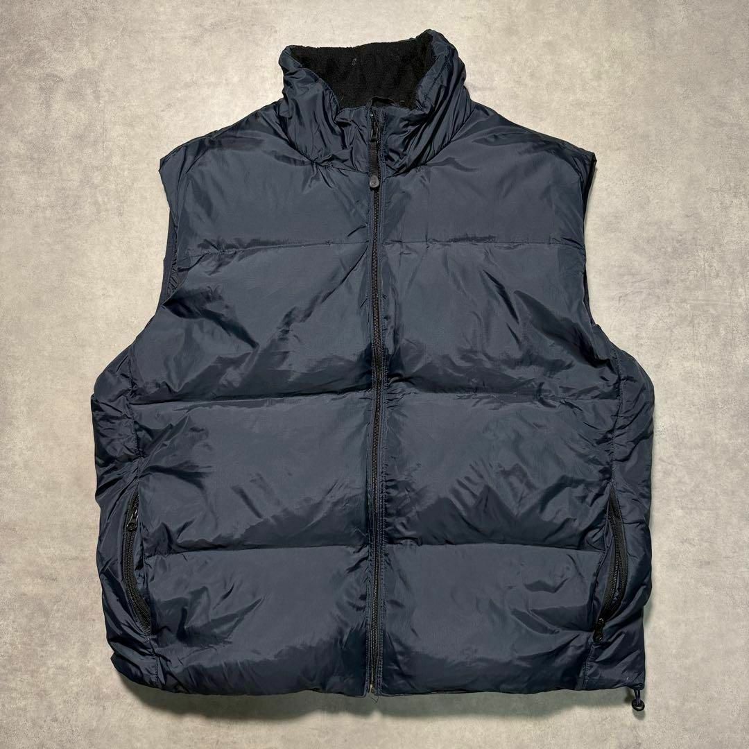 GAP - 【OLDGAP】00s オールドギャップ ネイビーダウンベスト Lサイズ