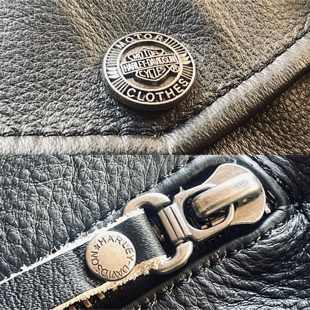Harley Davidson - 【美品】 背中レア刺繍 ハーレー ダビッドソン 純正
