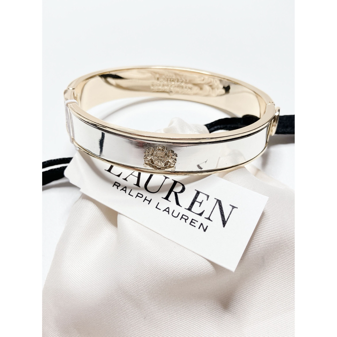ラルフローレンシルバー バックルデザイン バングル
