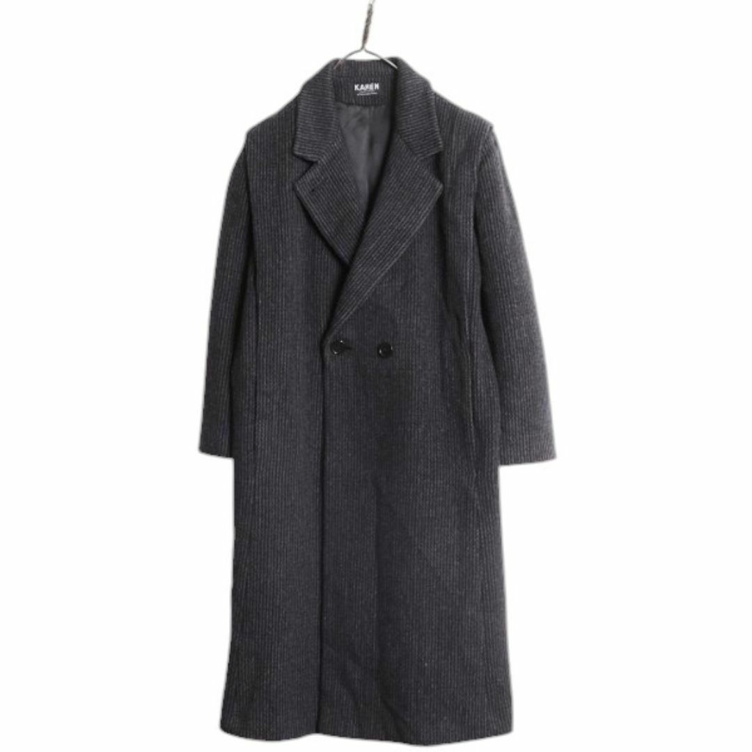 90s USA製 KARAN ダブルブレスト チェスター フィールド コート メンズ