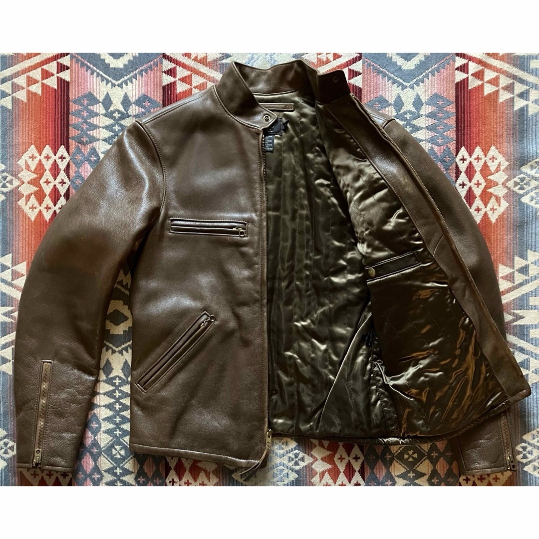 RRL - 【美品】RRL ダブルアールエル レザー ジャケットXS ポロ ラルフ