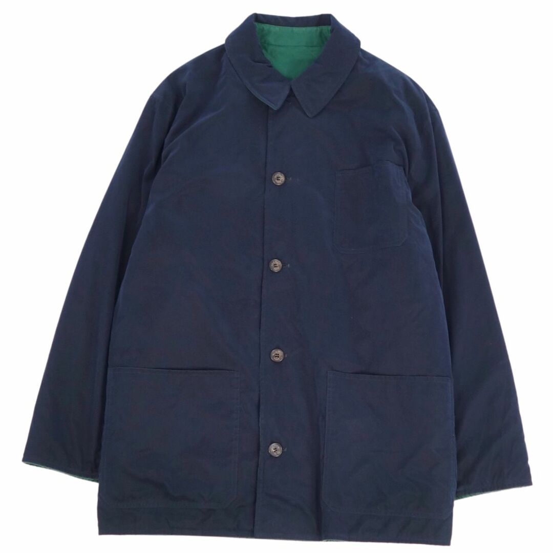 HERMES - Vintage エルメス HERMES コート リバーシブル 中綿入り