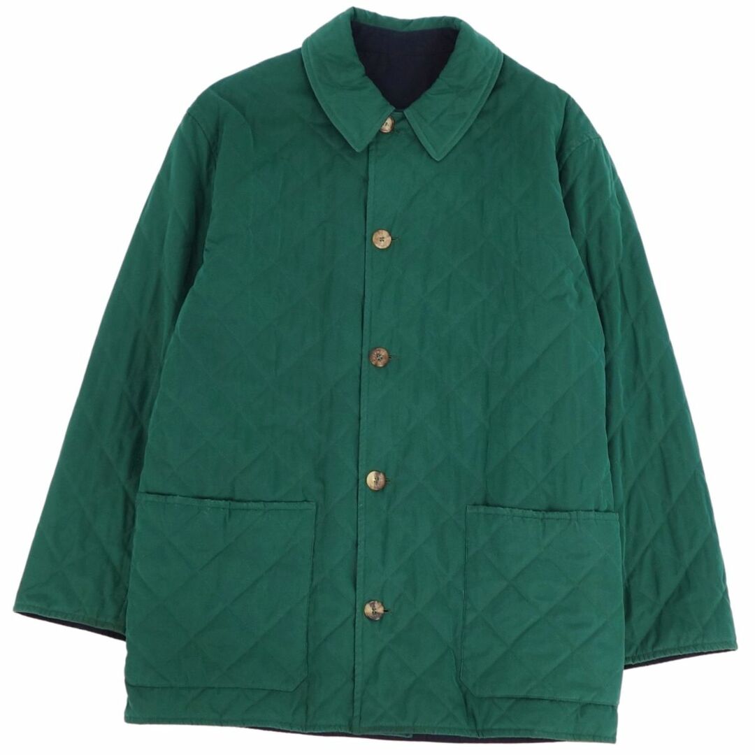 HERMES - Vintage エルメス HERMES コート リバーシブル 中綿入り