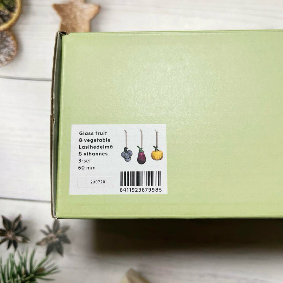 イッタラ キビ ミニフルーツ＆ベジタブル オーナメント グレープ