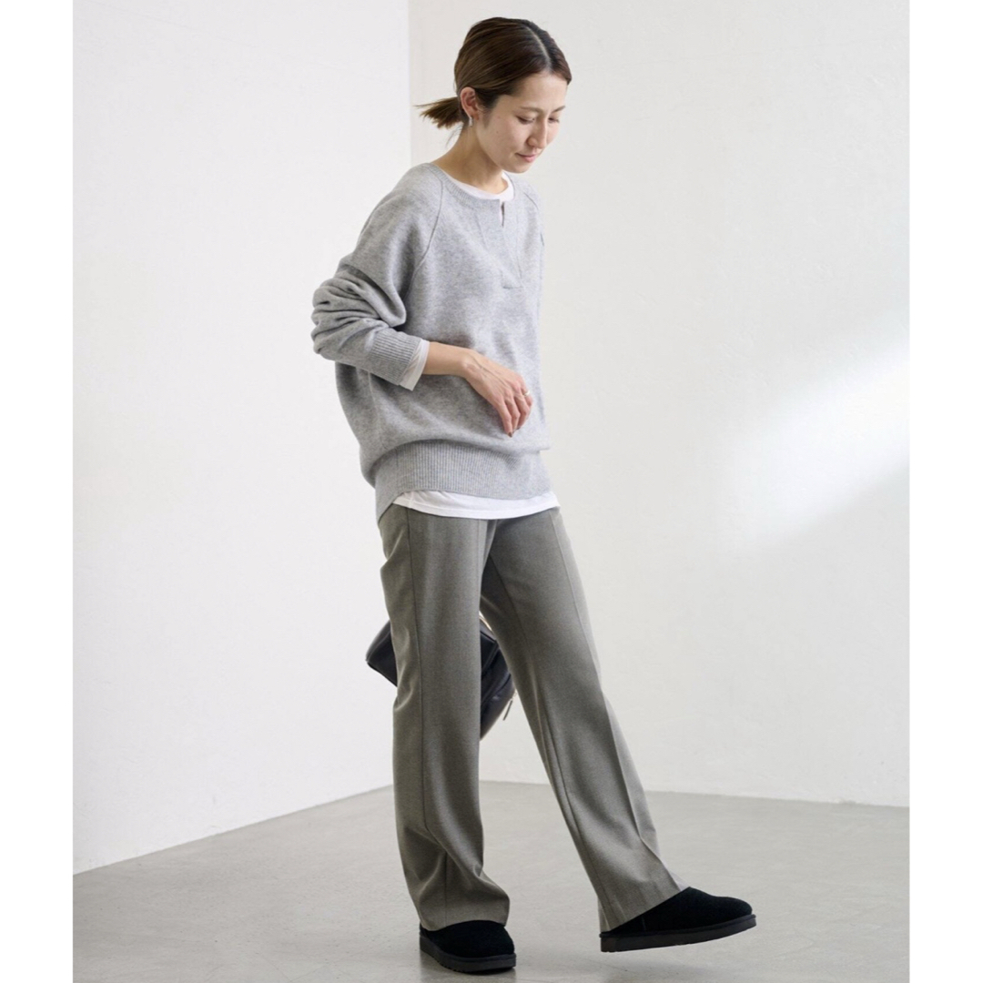 FRAMeWORK - 裏起毛フレアパンツ グレーの通販 by おすず｜フレーム