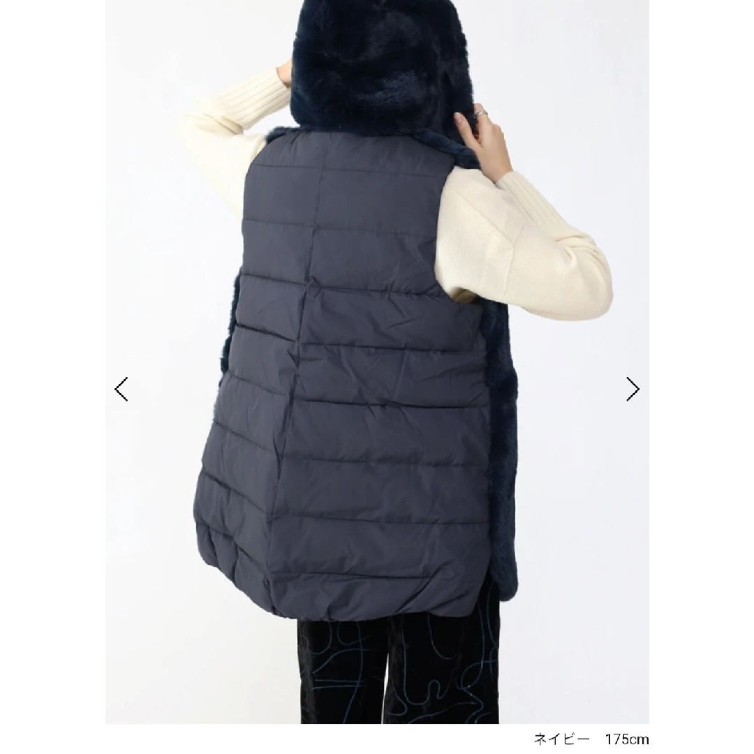 SCOT CLUB - 【新品未使用】THAIGREEN×Aga エコファーベスト ネイビー