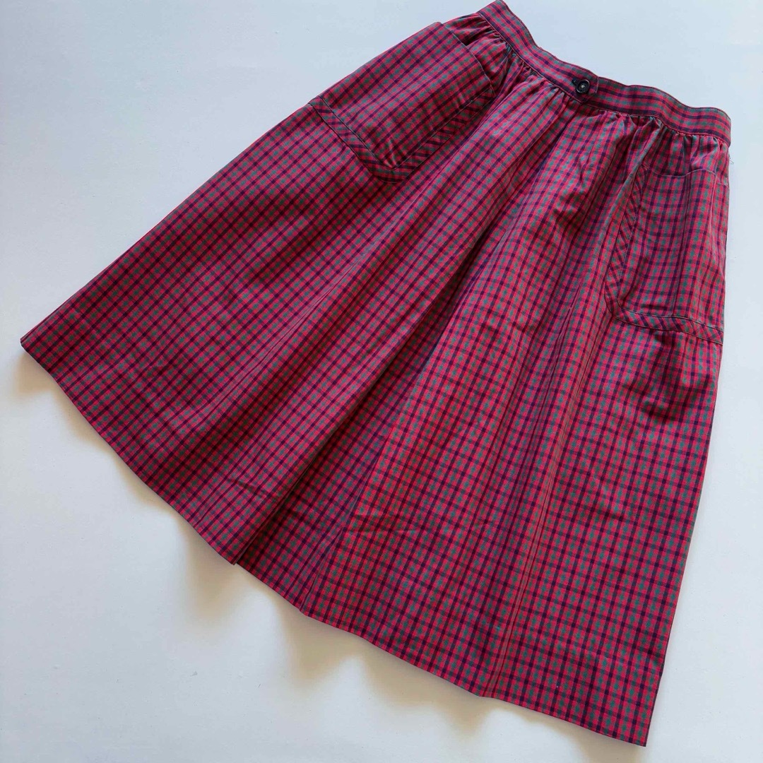 familiar - 美品 familiar 希少 フレアスカート ファミリアチェック 旧