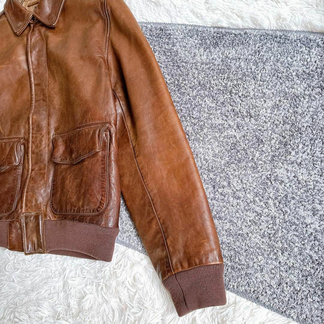 POLO RALPH LAUREN - 良品 ポロラルフローレン A-2 レザージャケット