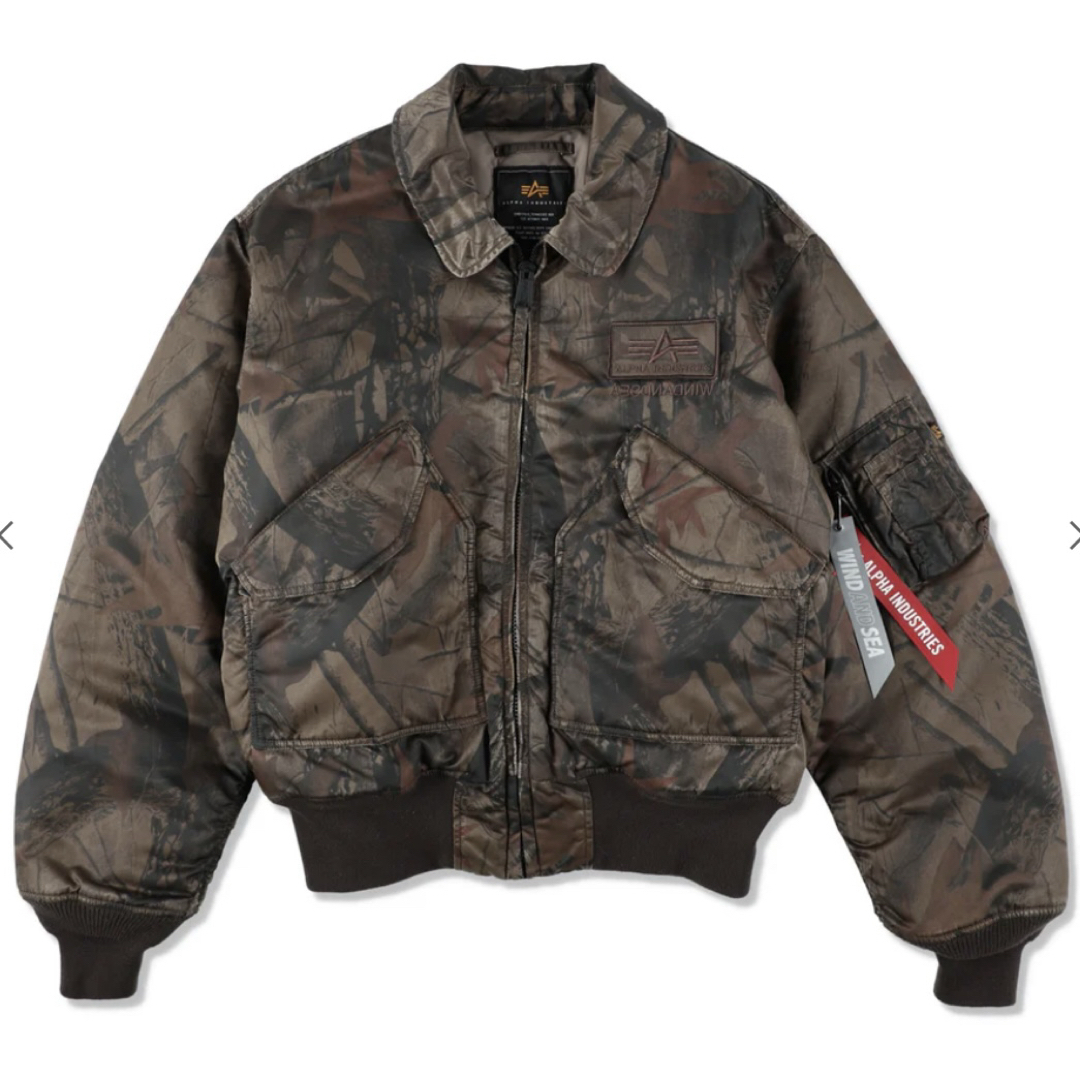 WIND AND SEA - 新品✨ALPHA ウィンダンシー フライトジャケット カモ