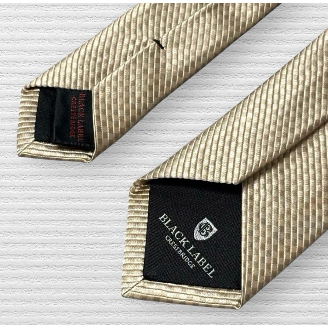 BLACK LABEL CRESTBRIDGE - 良品 BLACK LABEL CRESTBRIDGE ナロータイ