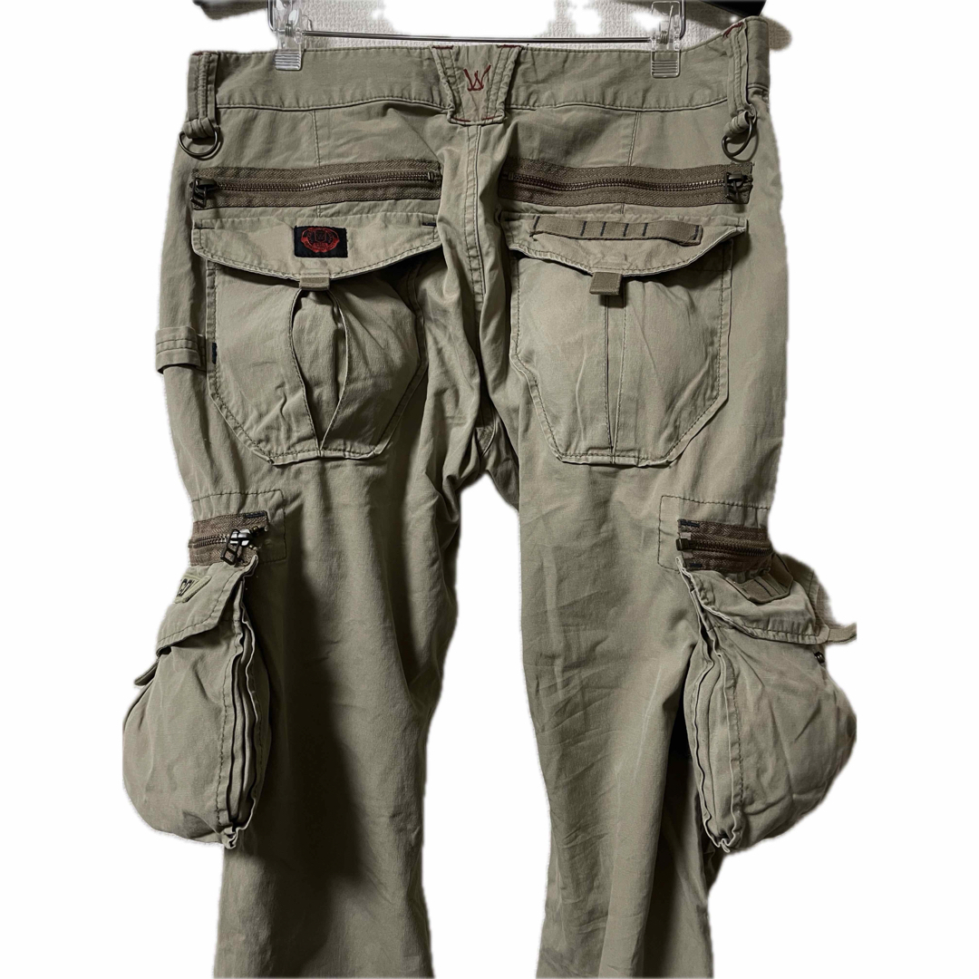 00s archive goa gimmick cargo pants y2k archive gimmick cargo