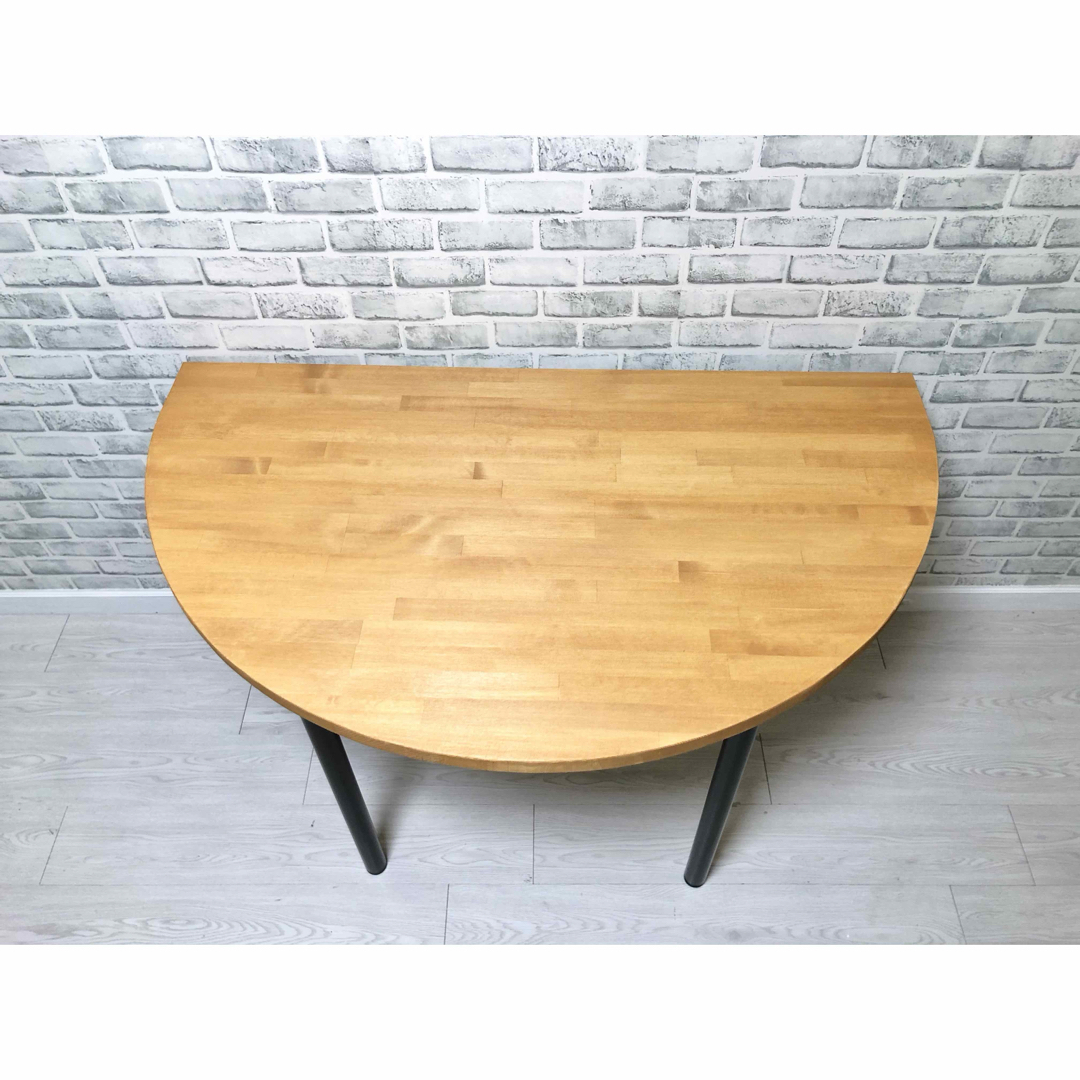 No.26 ダイニングテーブル／半円テーブル／送料無料！の通販 by