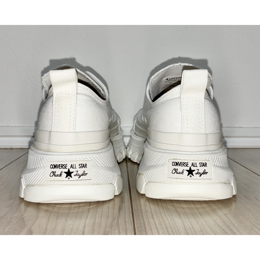 CONVERSE - 24cm 良品 CONVERSE 100 TREKWAVE MN OX 厚底 白の通販 by