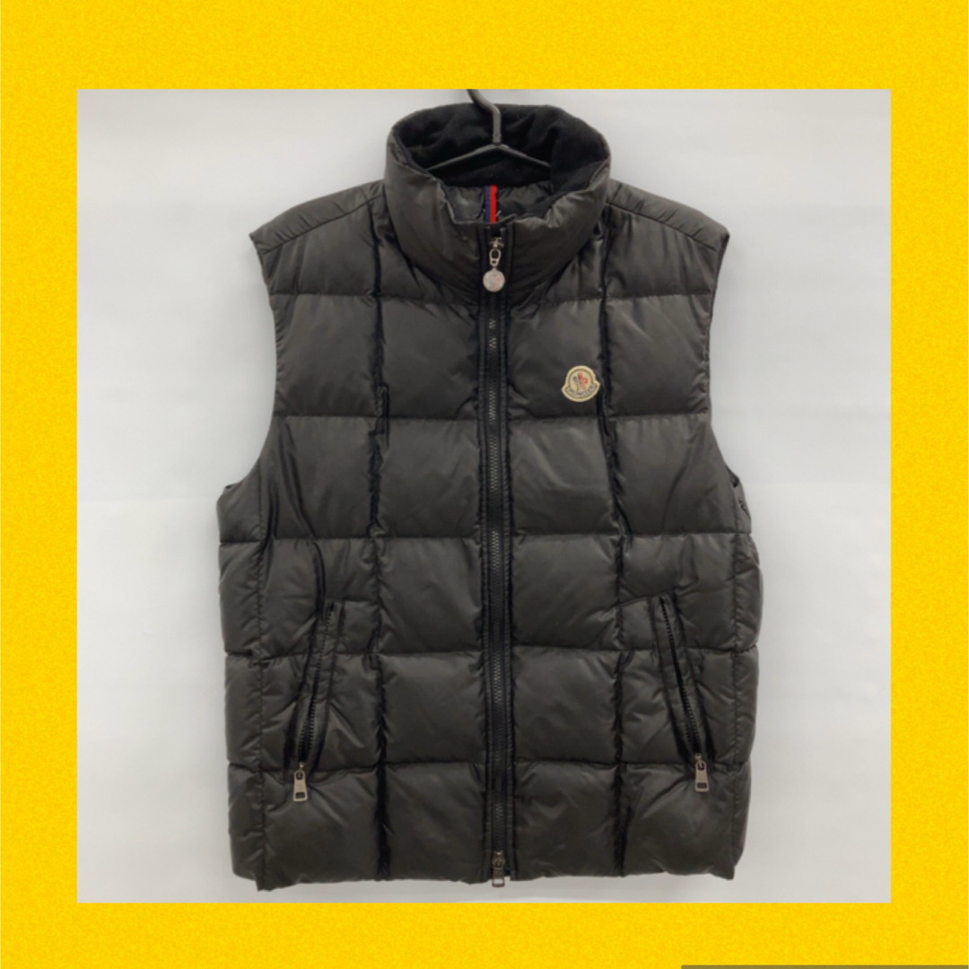 MONCLER - 本物 2 Moncler ダウン ベスト 黒 パーカー fragment 新作の