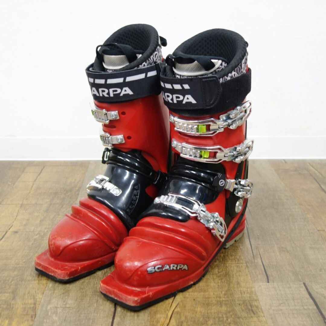 スカルパ SCARPA T RACE テレマーク スキーブーツ 27.5cm 75mm 3ピン