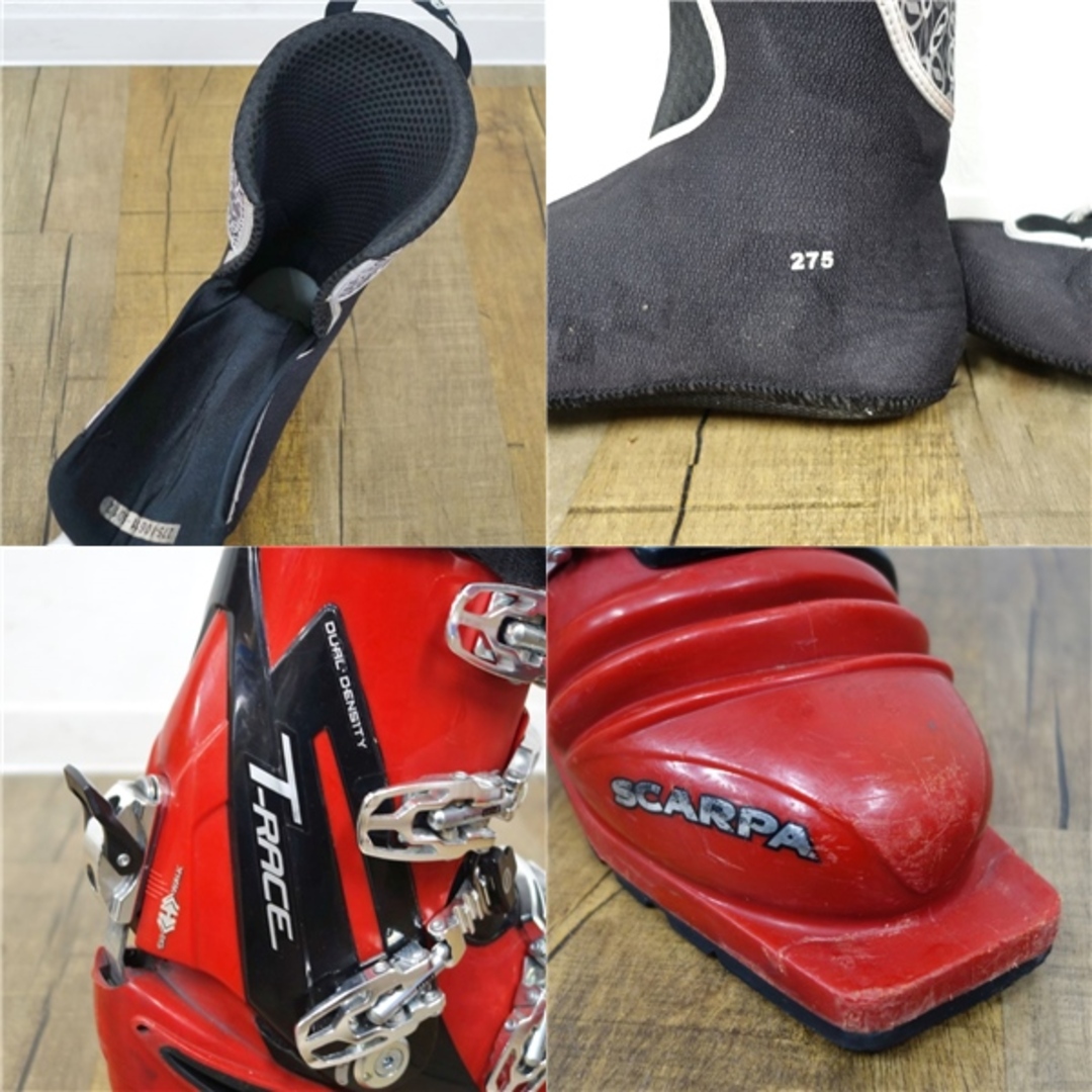 スカルパ SCARPA T RACE テレマーク スキーブーツ 27.5cm 75mm 3ピン