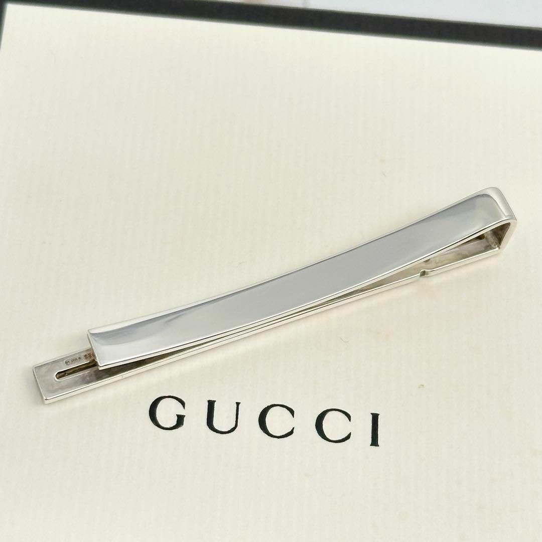 GUCCI - GUCCI グッチ インフィニティ ノット ネクタイピン シルバー