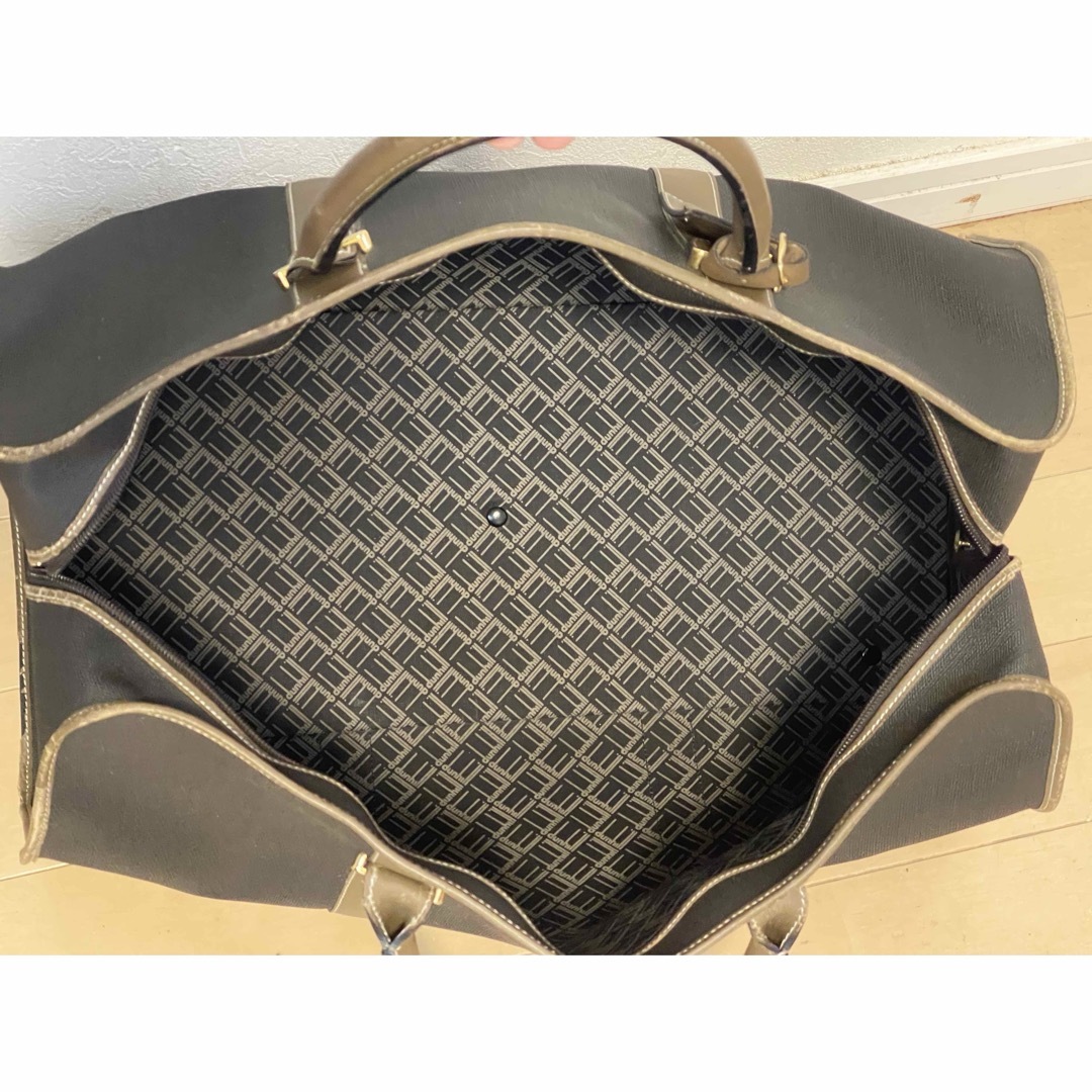 Dunhill - Dunhill ダンヒル ボストンバッグPVC レザー 南京錠(鍵無し