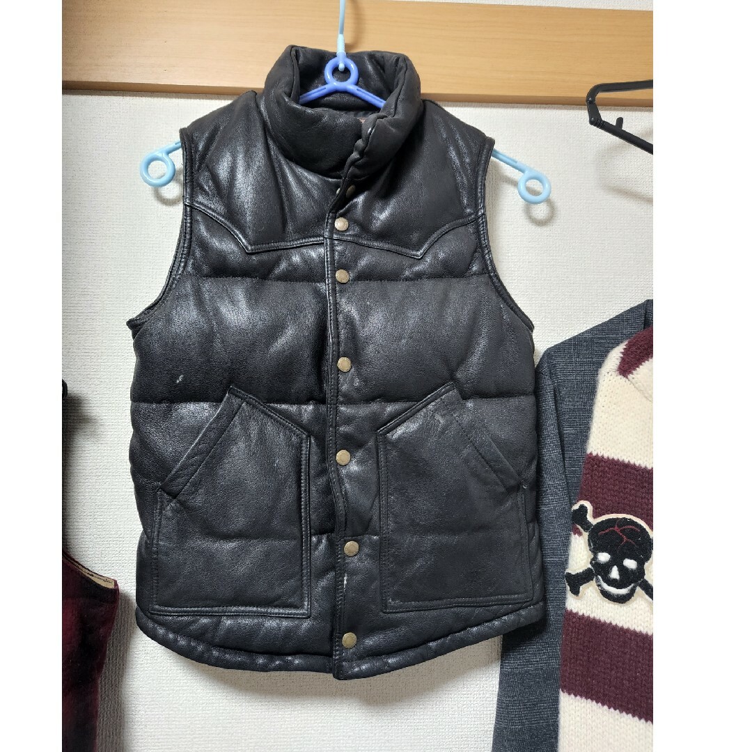 JACKROSE - ジャックローズ オールレザー ダウンベストの通販 by こ