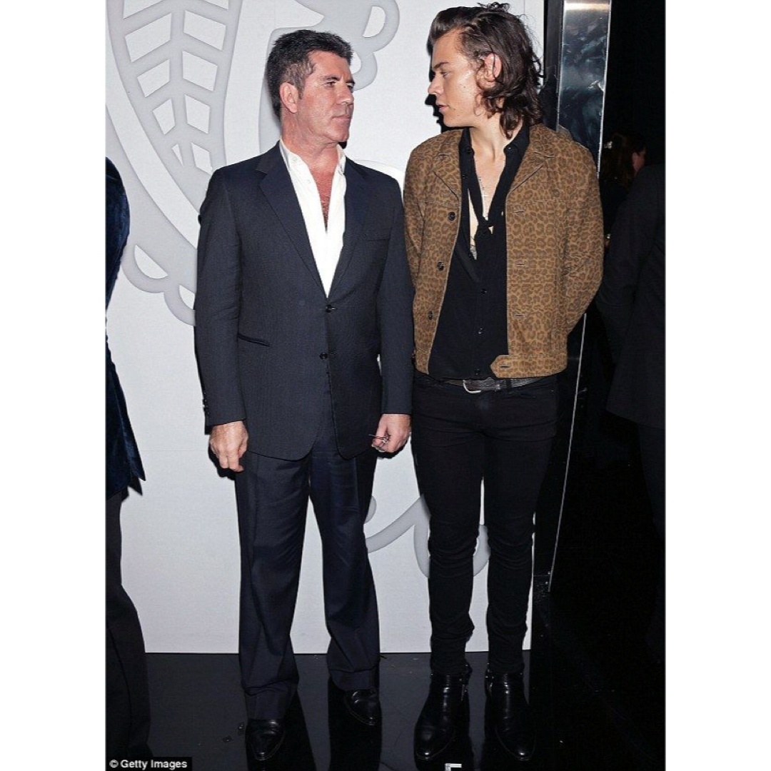 SAINT LAURENT - サンローラン レオパード スエード レザー ジャケット