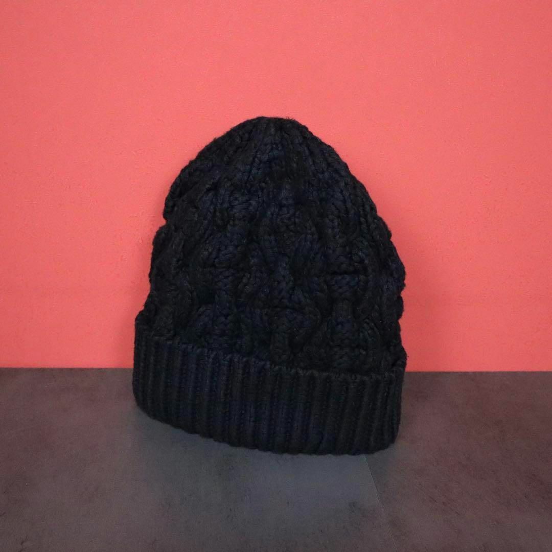 美品DAISY LIN for FOXEY ケーブル編み デザイン ニット帽