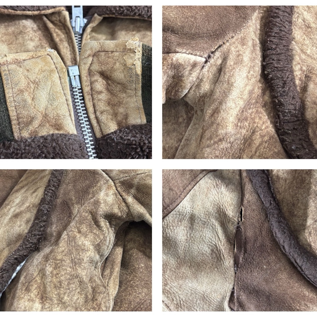 schott - Schott 70S 白タグ USA製 ムートンジャケットの通販 by