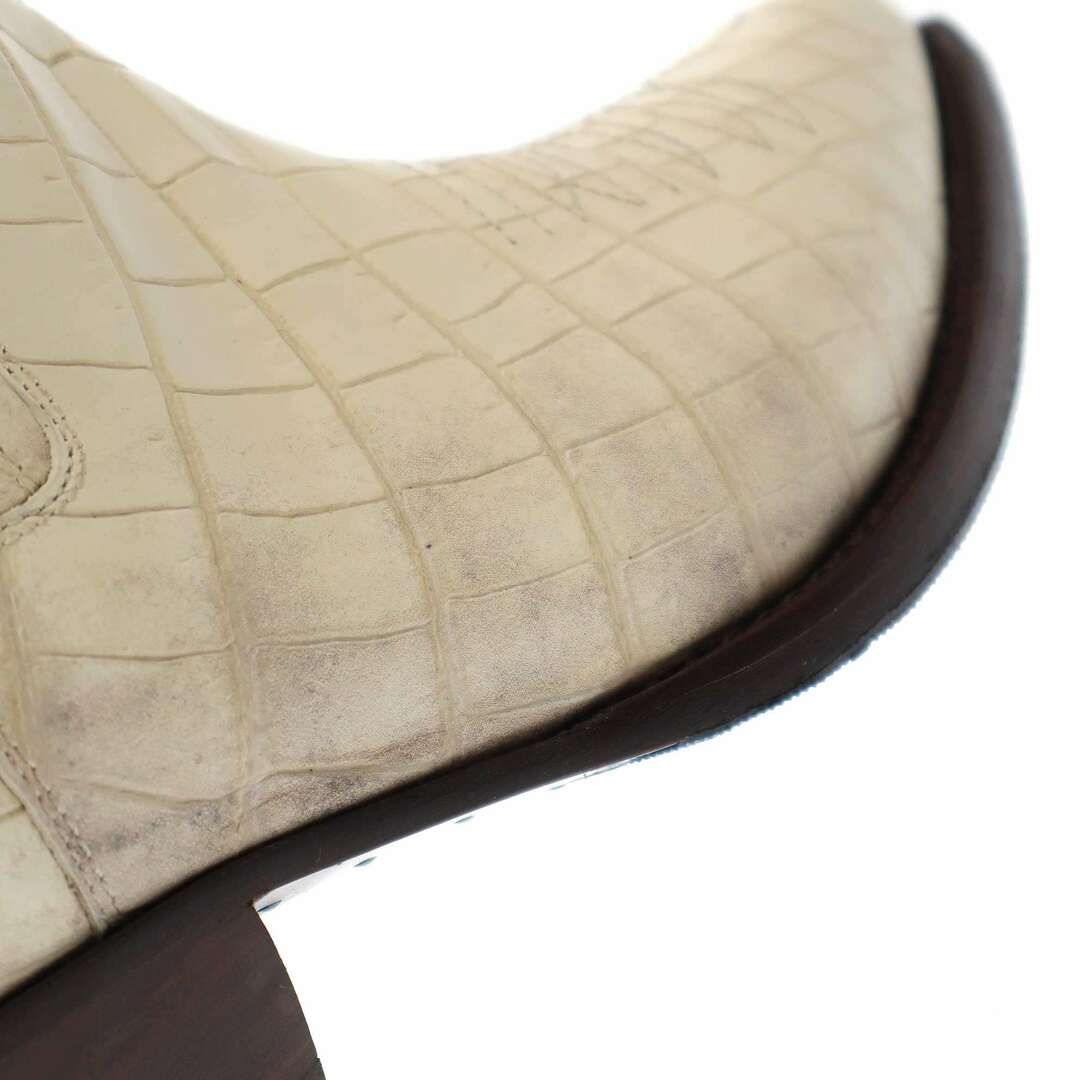 CELINE - CELINE セリーヌ レオン チェルシーブーツ クロコダイル