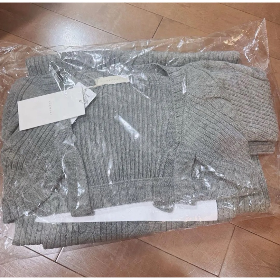 andmary Carmen knit set コレクション dress gray