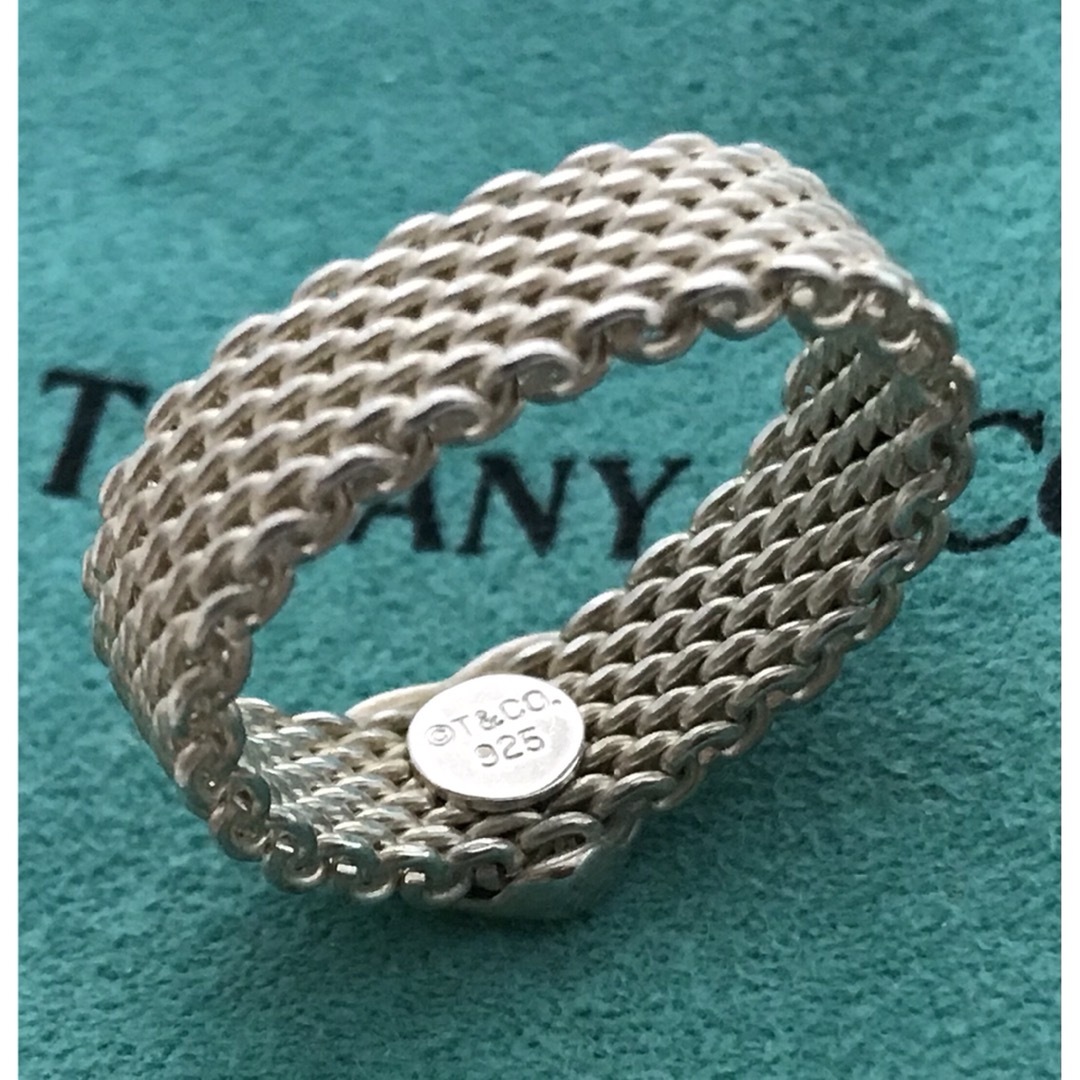 Tiffany & Co. - Tiffany サマセットハートメッシュリング 9号希少美品