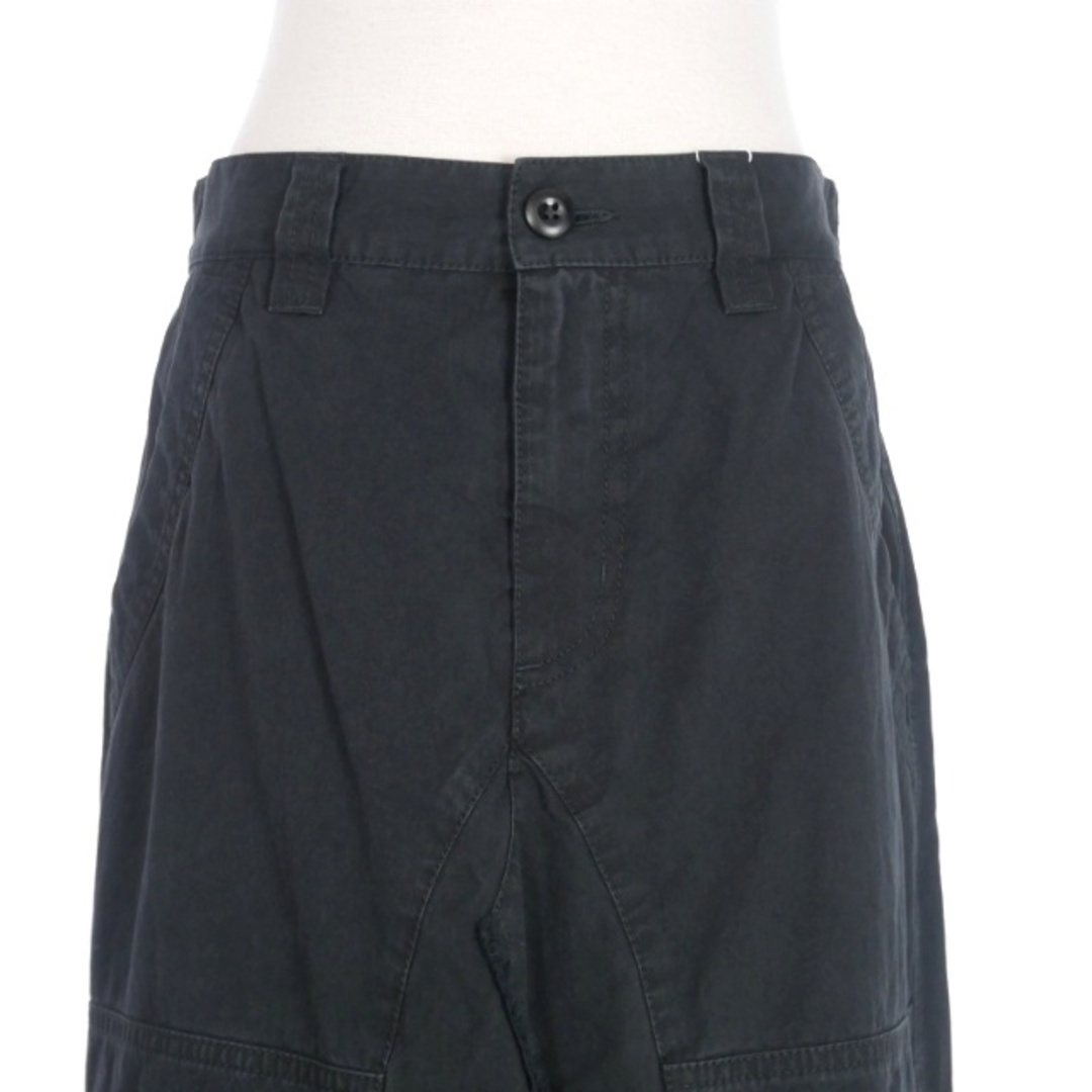 メゾンマルジェラ MM6 22AW ウォッシュ加工 ロングスカート 40 黒