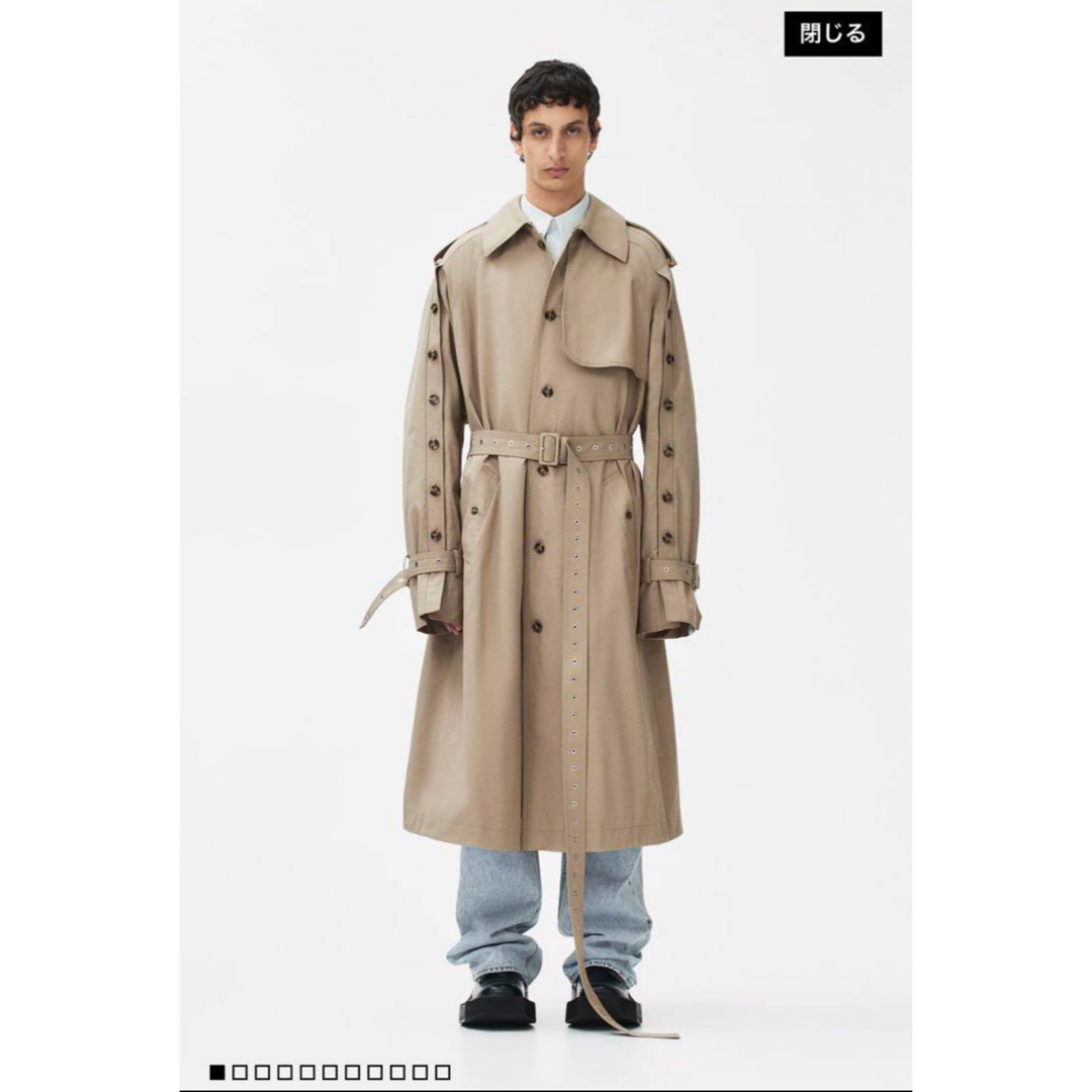 H&M - ☆新品未使用☆rokh × H&M トレンチコート Lサイズの通販 by a