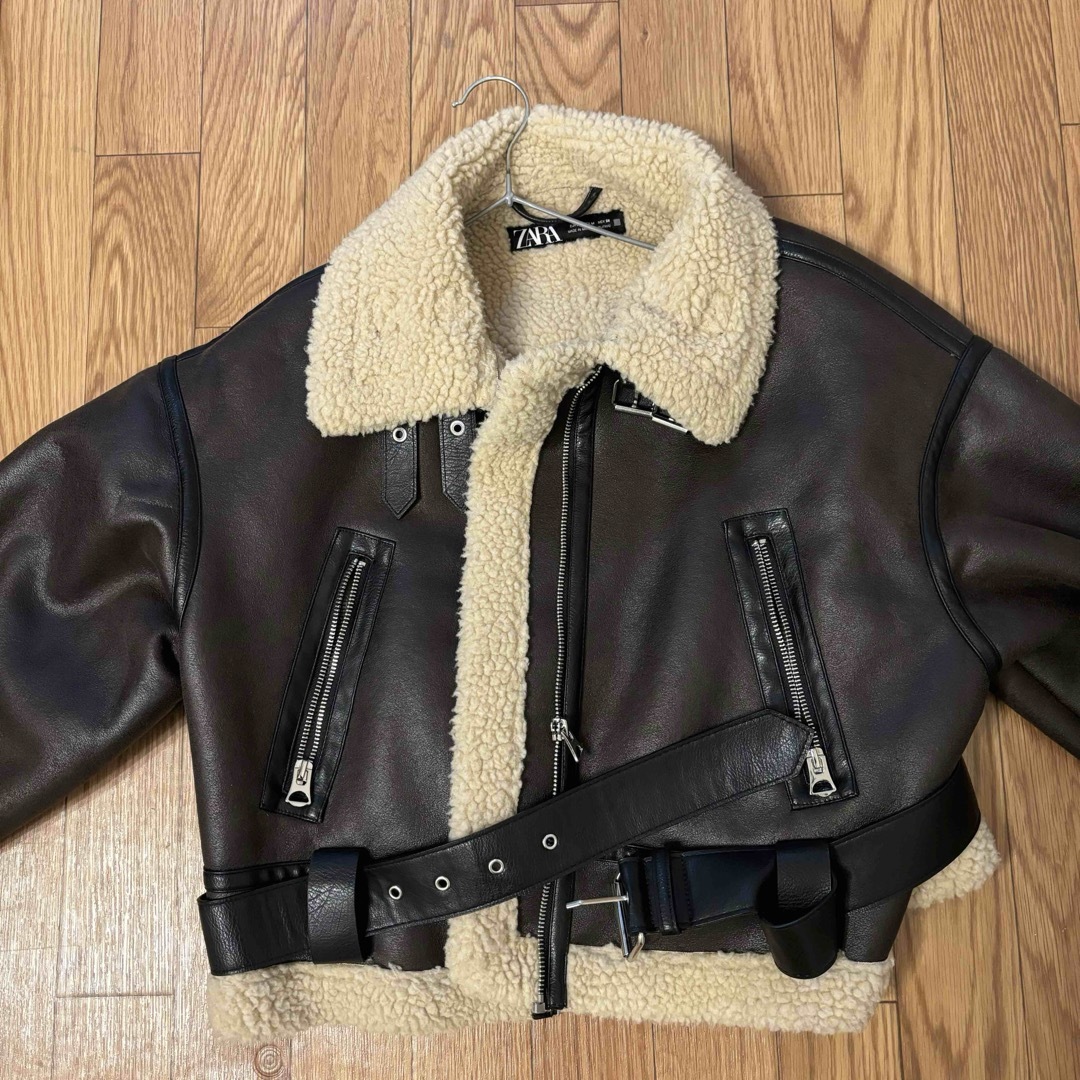 ZARA - ZARA ショート丈ダブルフェイスジャケットの通販 by 11月