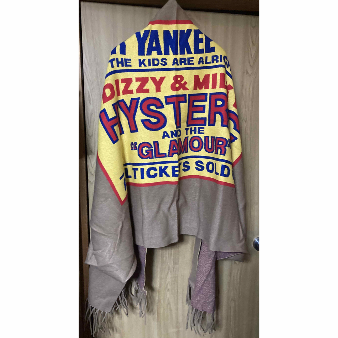 HYSTERIC GLAMOUR - DIZZY & MILKY HYSTERIC ショールカーディガンの