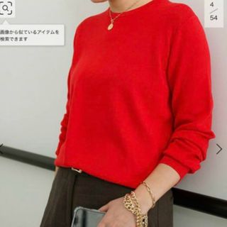 DEUXIEME CLASSE（ニット/セーター ・ レッド/赤色系）のフリマ