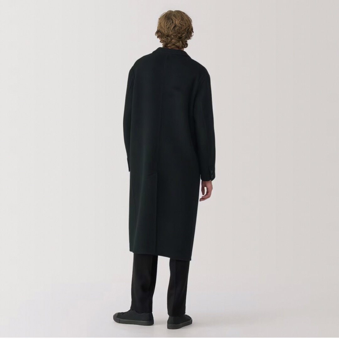 MUJI (無印良品) - MUJI Labo カシミヤ混 チェスターコート 黒 Mサイズ