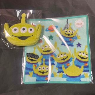FEILER - 新品☆フェイラー×トイストーリー☆ハンカチ&顔型ポーチ