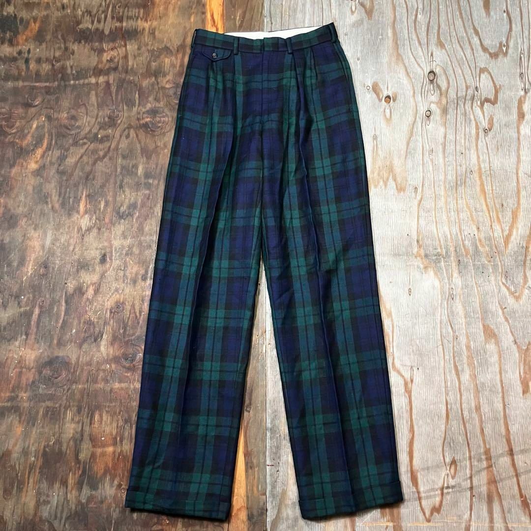 POLO RALPH LAUREN - 90s ラルフローレン ブラックウォッチ スラックス
