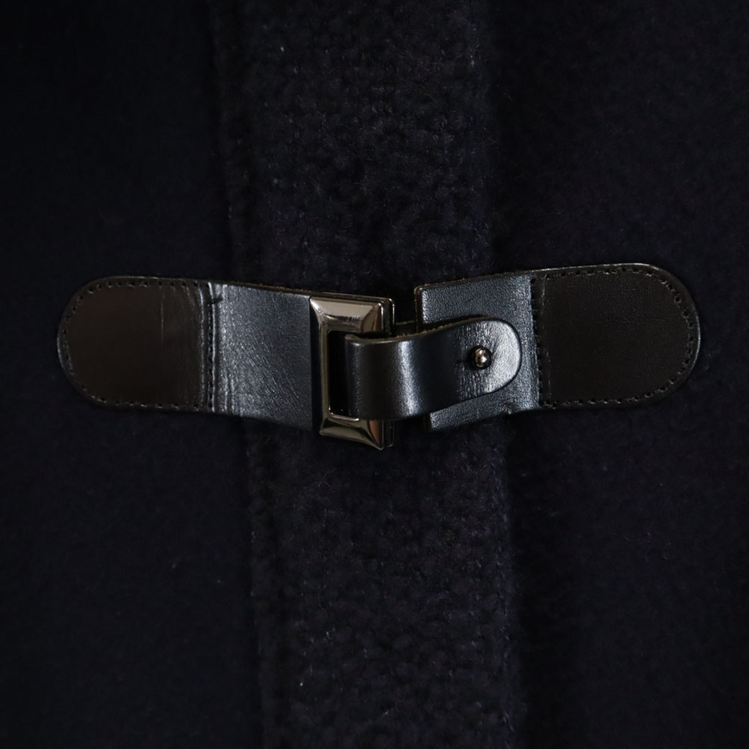 美品✨ポールスミス ニット切替 ダッフルコート 40 ネイビー ロング丈